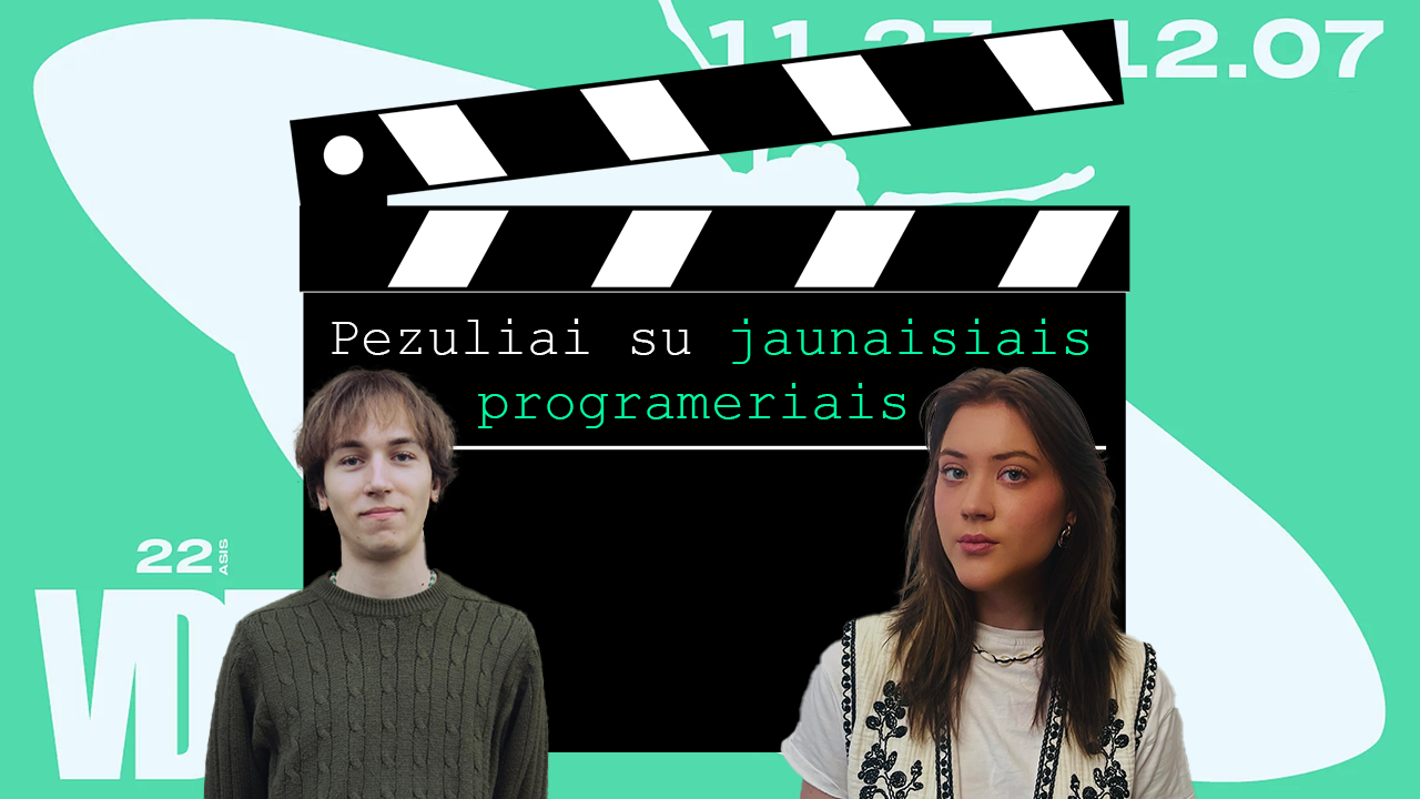 Pezuliai su jaunaisiais programeriais: Gabija Okeana Griciūte ir Justu Jakubickiu