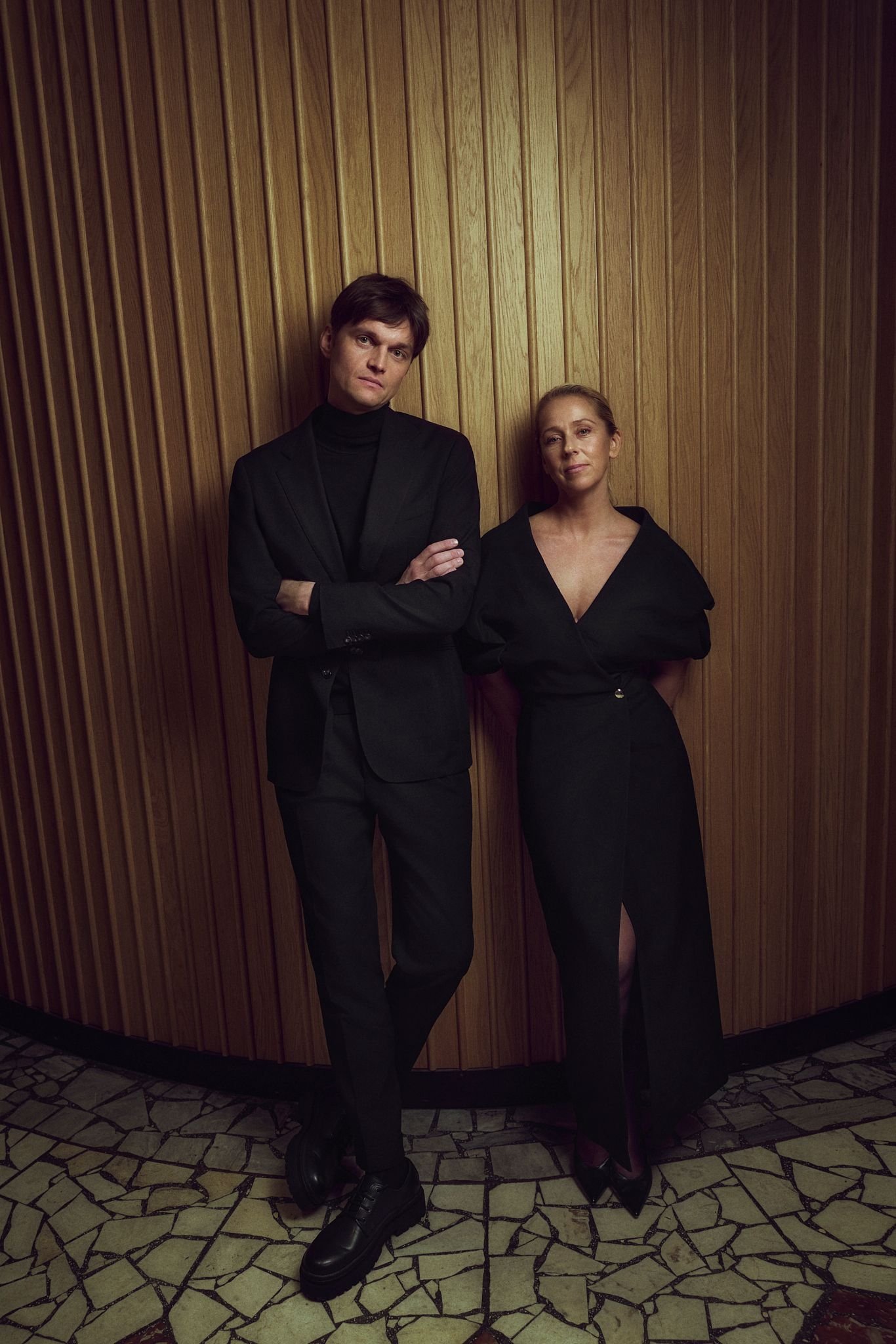 Režisierius K. Kaupinis ir aktorė I. Stasiulytė. A. Solomino nuotr.