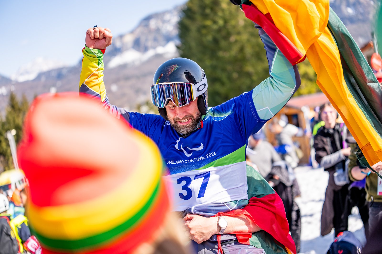 Parolimpinėse Rapolą Mickevičių fiksavo kino komanda – kuriamas dokumentinis filmas „Viena koja aukščiau“